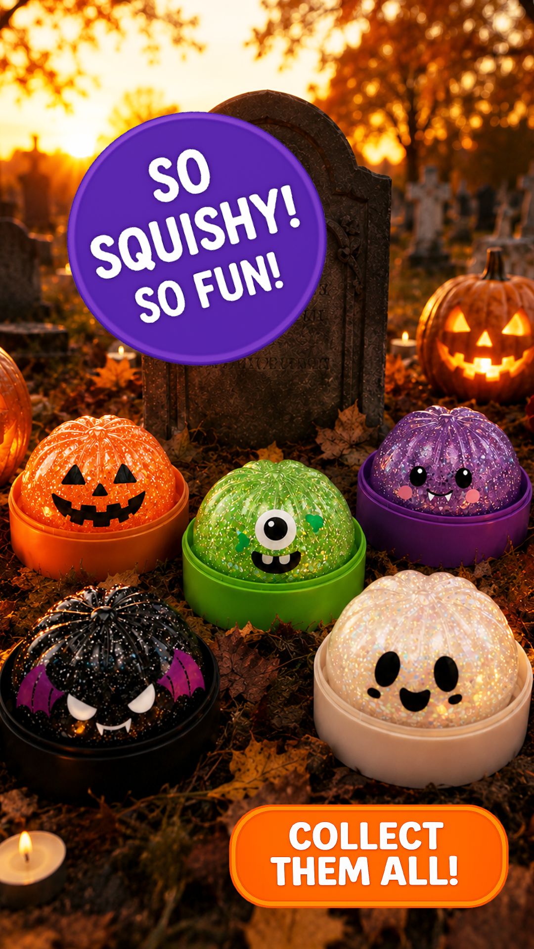 Fun Doh Spooky Mystery Dumpling Squishy Toy - 12/Display: Wholesale Price
