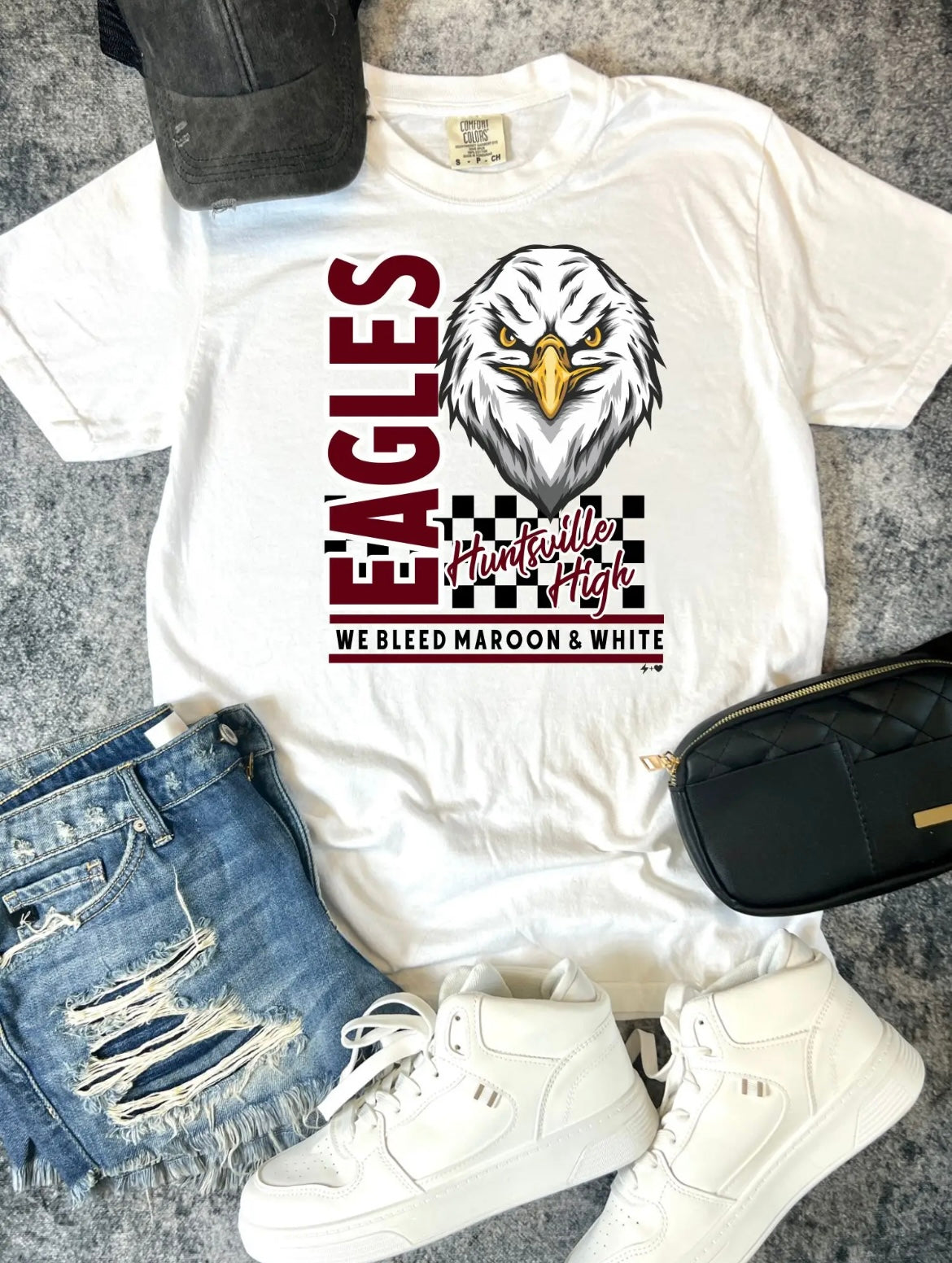 We Bleed Maroon and White: Eagles Spirit Tee