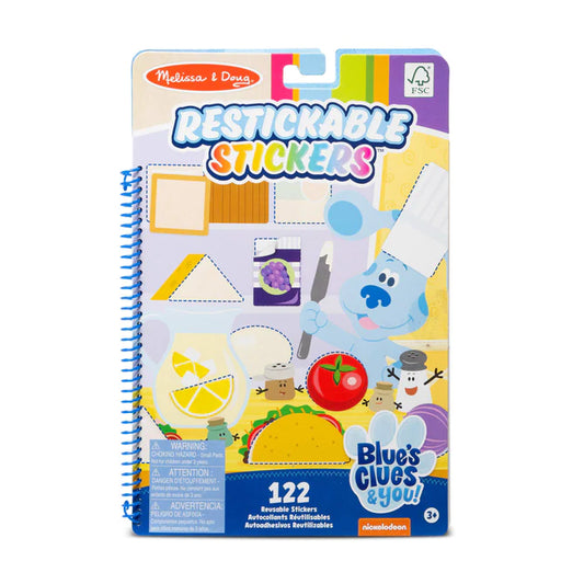Melissa & Doug Blues Clues & You! Restickable Stickers - Shapes and Colors