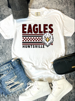 Checkered Stripe Eagle Spirit Tee