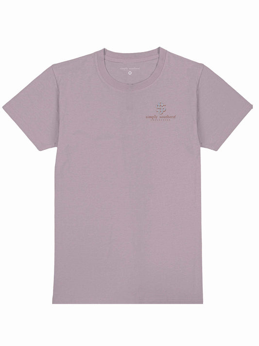 Simply Southern It is well with my soul Tee in paragon (muted purple)