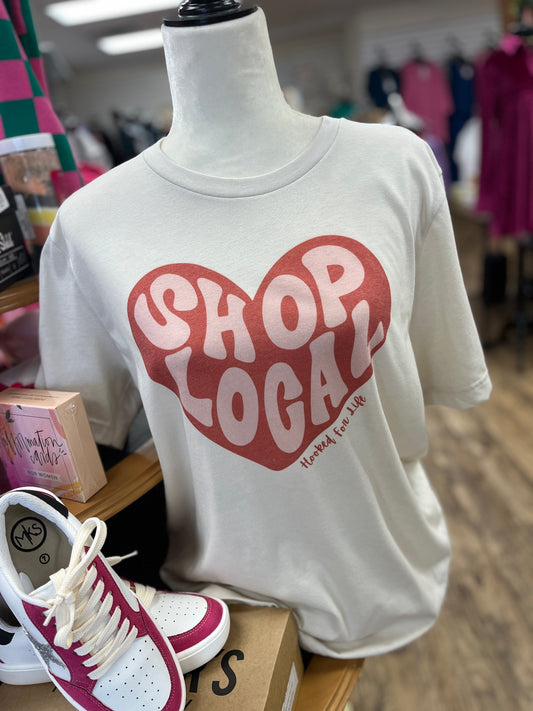 Shop Local Heart Tee