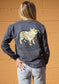 Southern Trend Wildflower Pig Long Sleeve Tee