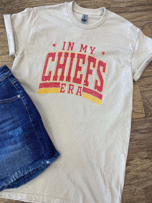 In My Chiefs Era Sand Short Sleeve Graphic Tee