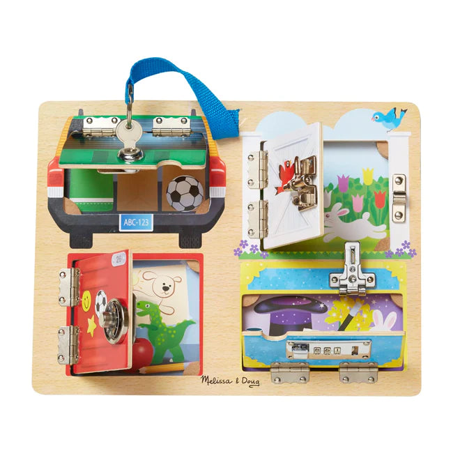 Melissa & Doug Lock & Latch Board