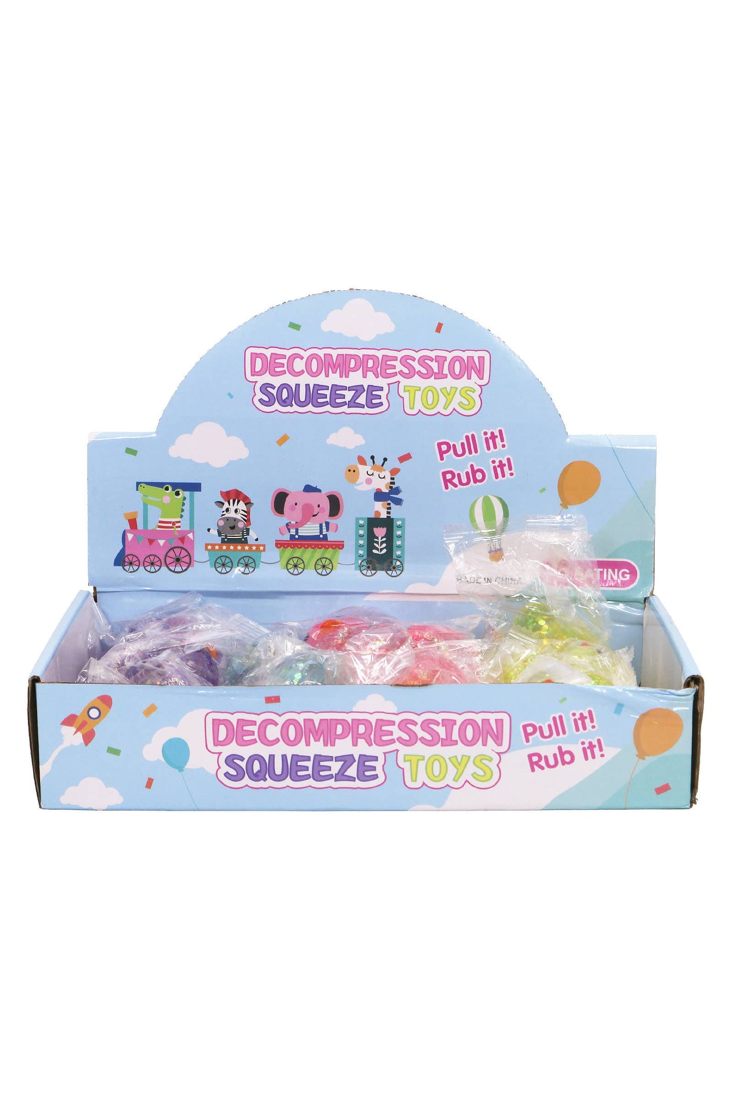 Cute Rubber Ducks Glitter Maltose Putty Filled Squishy: ASSORTED / ONE SIZE