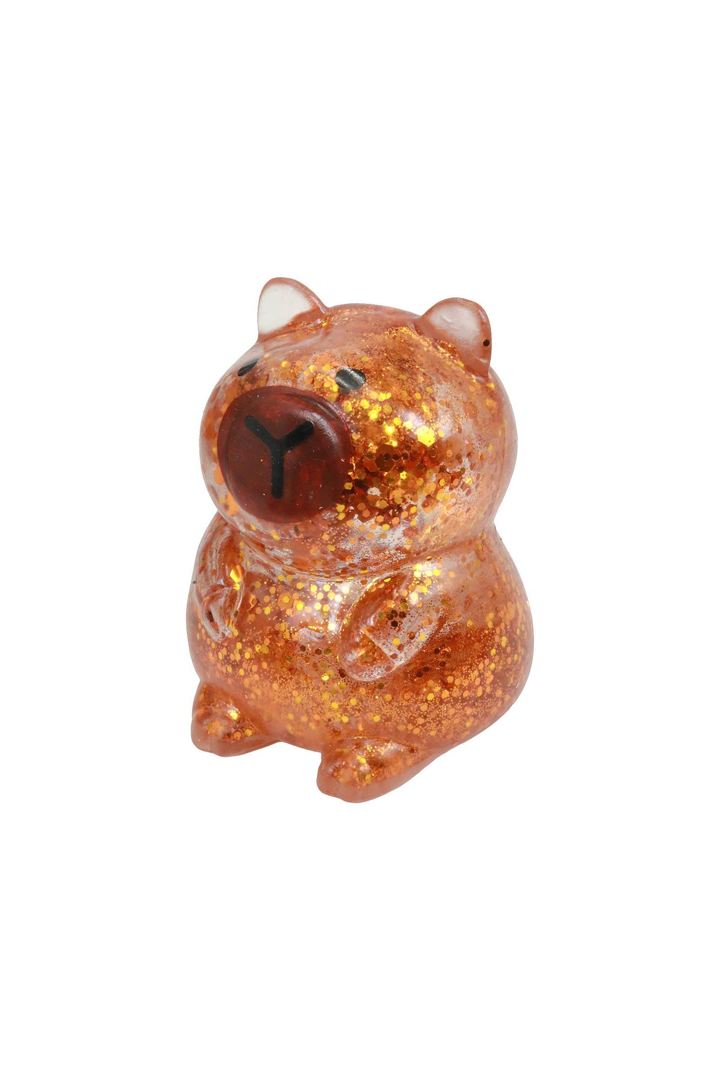 Capybara Iridescent Glittery Maltose Putty Filled Squishy: ASSORTED / ONE SIZE