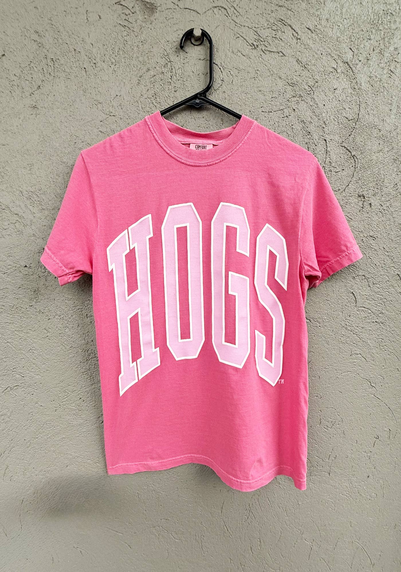 Southern Trend Pink Hogs Puff Short Sleeve Tee