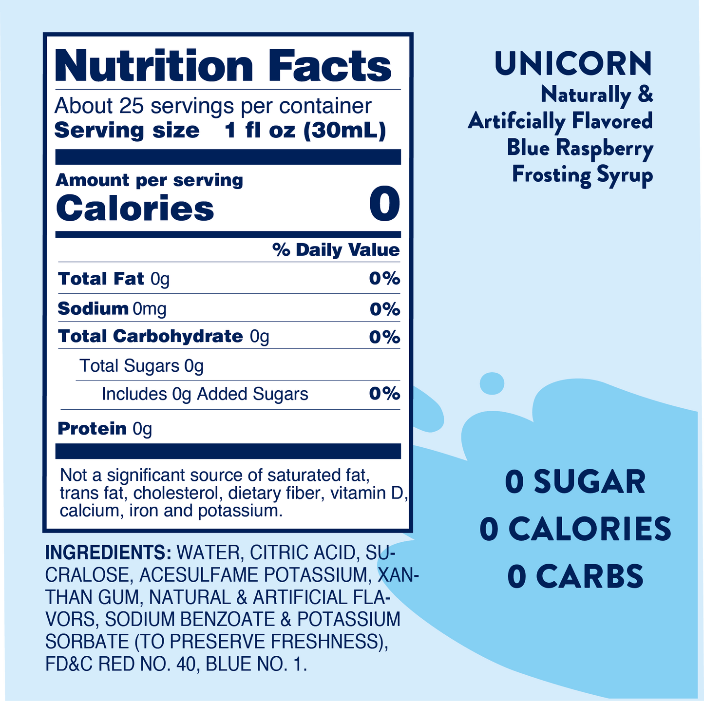 Sugar Free Unicorn™ Syrup