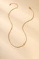 18K STAINLESS STEEL TARNISH FREE CROSS NECKLACE "GOLD"