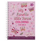 Coloring Book Favorite Bible Verses for Girls Wirebound
