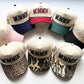 MOMMIN Embroidered Trucker Hat - Vintage Style | 40HW749: Pink
