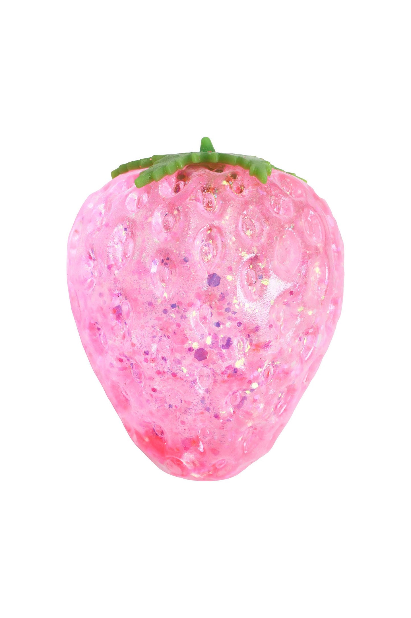 Strawberry Glittery Maltose Putty Filled Squishy: ASSORTED / ONE SIZE
