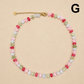 Natural Stone Semi-Precious Glass Mixed Necklace