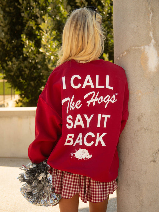 ARKANSAS I CALL THE HOGS SWEATSHIRT (FRONT + BACK)