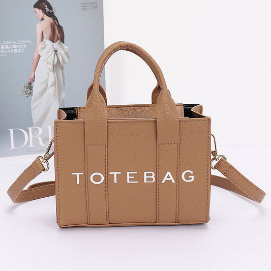 Faux Leather Tote Bag: KH