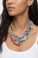 Natural Stone Semi-Precious Glass Mixed Necklace
