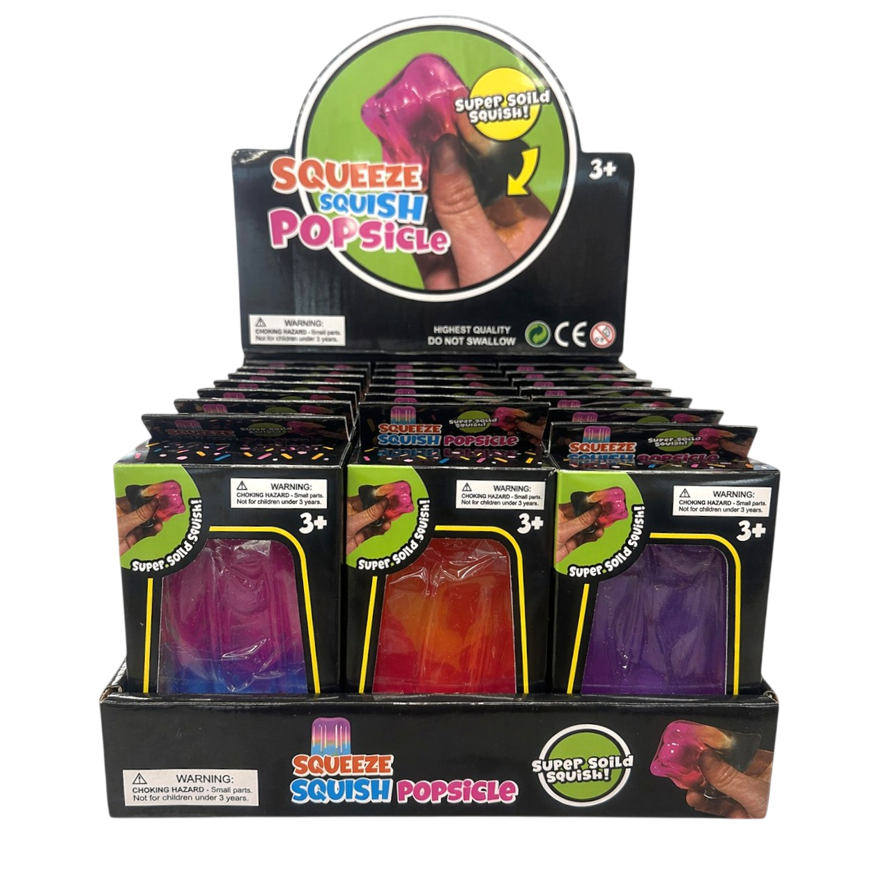 Popsicle Jelly Toy 24ct PDQ