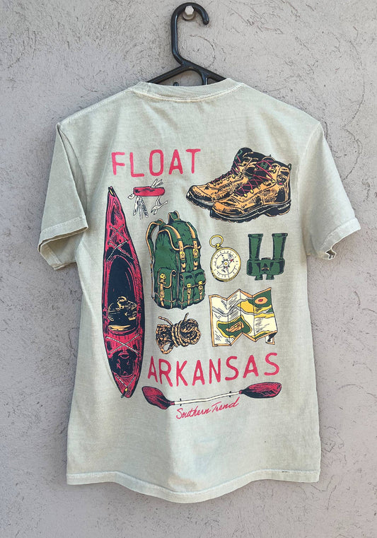 Southern Trend Float Arkansas Short Sleeve Tee