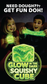 Fun Doh Glow in the Dark Squishy Sparkle Cube - 12/Display: Wholesale Price
