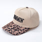 MOMMIN Embroidered Trucker Hat - Vintage Style | 40HW749: Pink