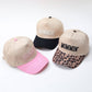 MOMMIN Embroidered Trucker Hat - Vintage Style | 40HW749: Pink