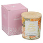 Glass Candle Bamboo Lid  Joy Comes in the Morning Ps. 30:5