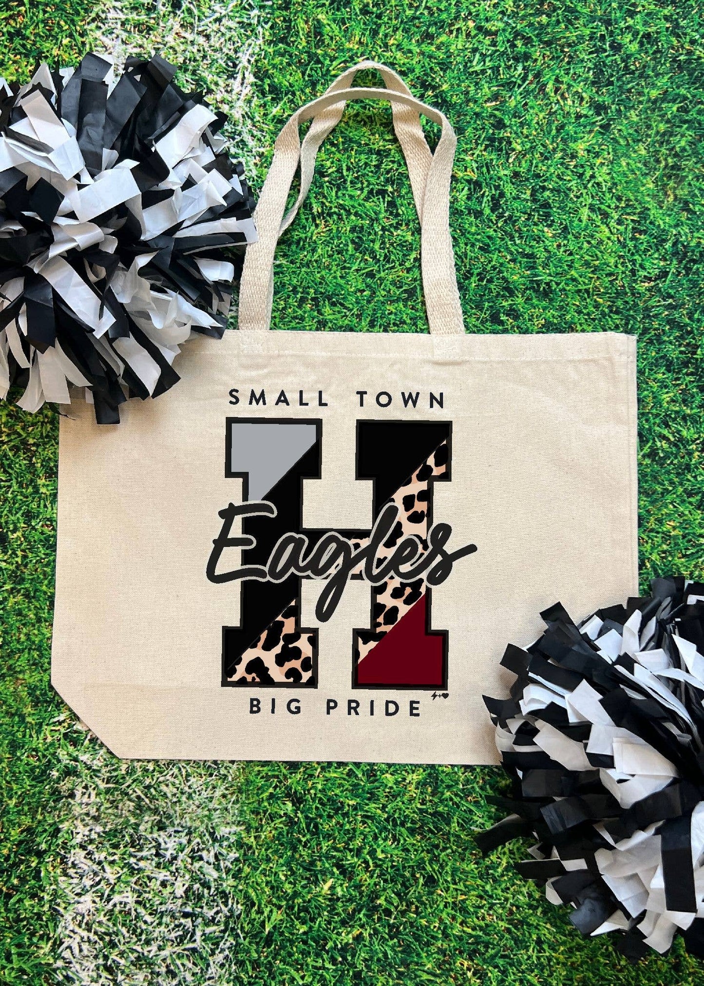 Small Town Big Pride Eagle Tote Bag