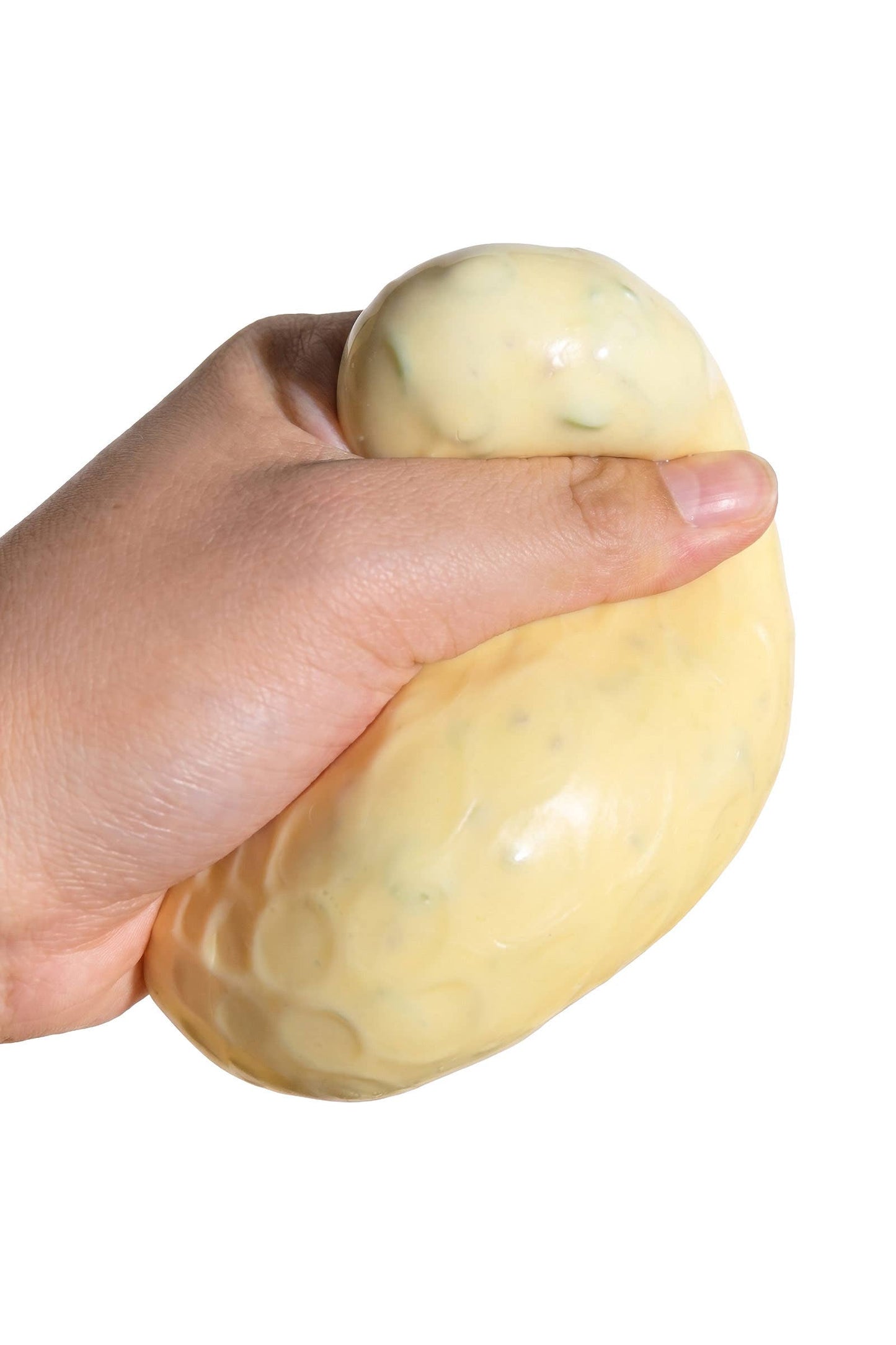 Peanut Zero Rebound TPR Crunchy Bead Slime Filled Squishy: BEIGE / ONE SIZE