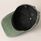 Howdy Darlin' Embroidery Patch Corduroy Cap: OFF WHITE / ONE SIZE