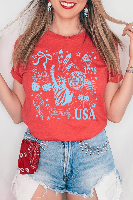 4th Of July Favorites Graphic Tee