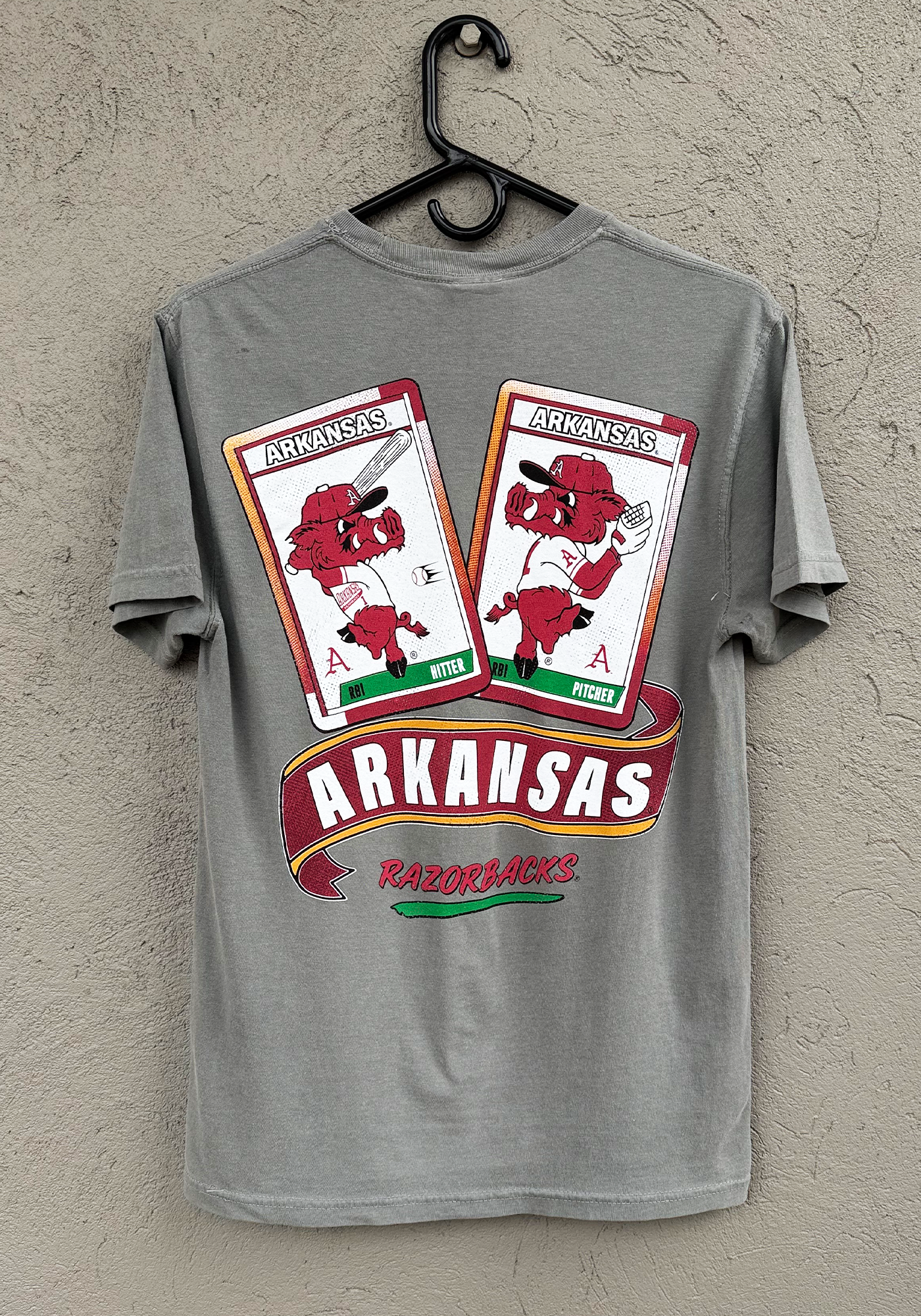 Southern Trend Baseball Card Ribby Short Sleeve Tee