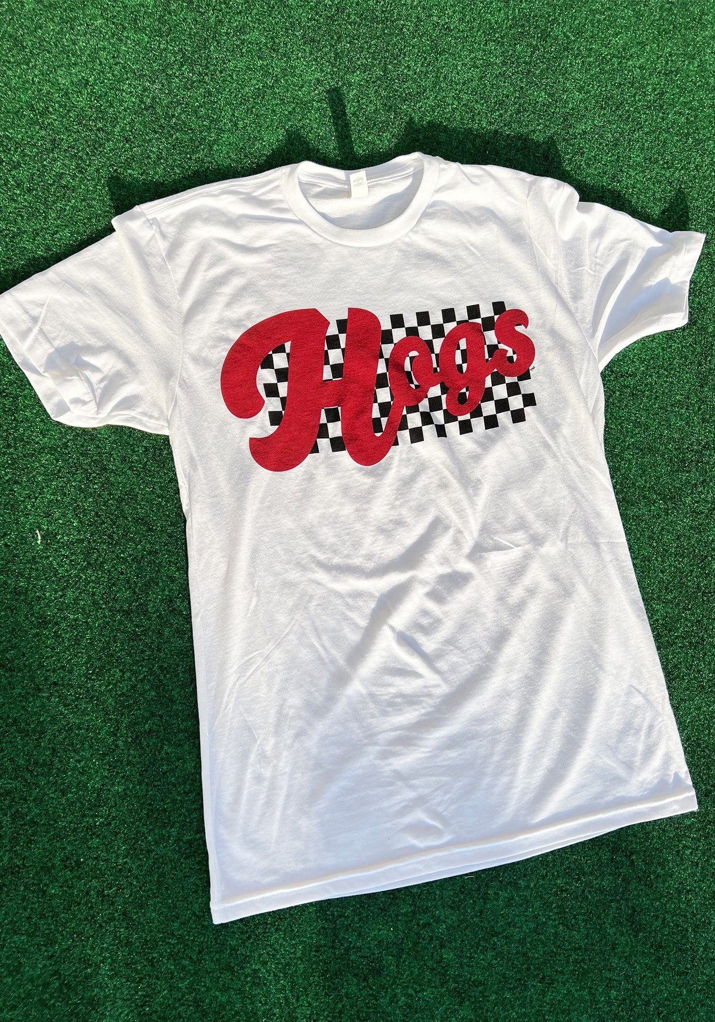 Hog Checkered Short Sleeve Tee