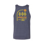 Solstice Heather navy tank top