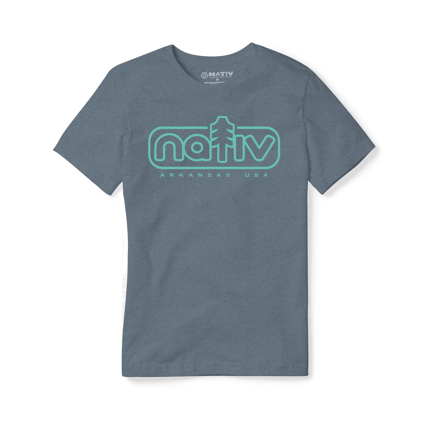 Tree line Nativ Tee - Indigo