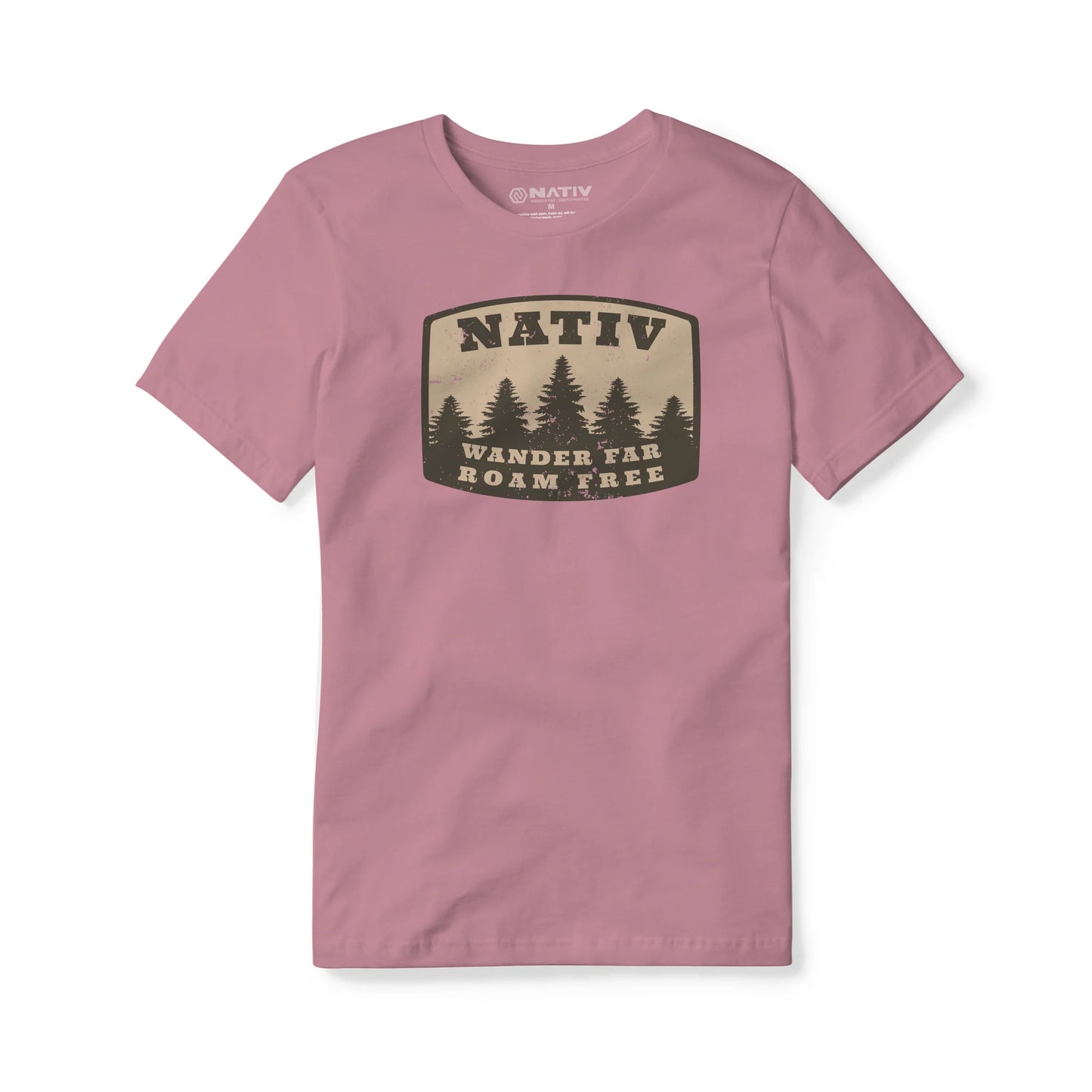 Nativ Woodlands Tee - Heather Mauve