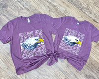 Team Mascot Shirt, Eagles Team Shirt, Eagles Football Shirt