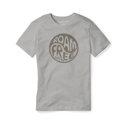 Roam Free Nativ Tee - Light Gray