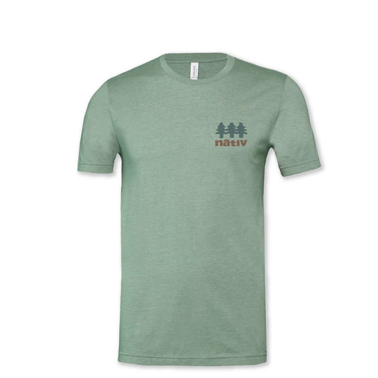 Solstice Native Tee - Vintage Green