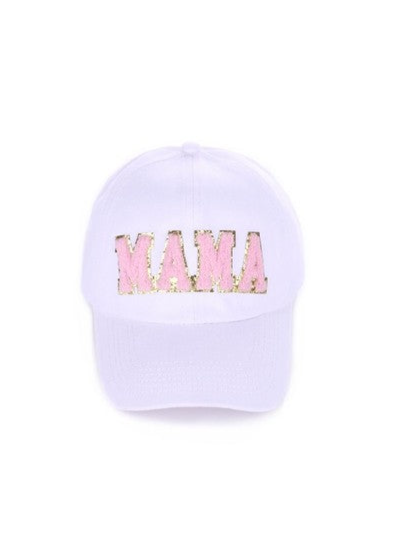 MAMA Ball Cap in White