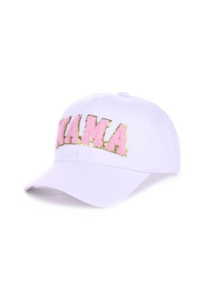 MAMA Ball Cap in White