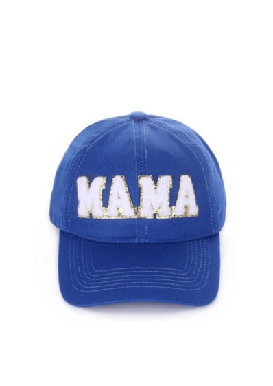 MAMA Ball Cap in Royal Blue