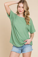Green Everyday Knit Tee
