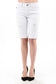 Kan Can White Distressed Bermuda Shorts