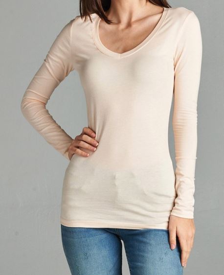 Basic Tee in Taupe Sand