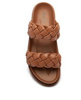 Camel Braided Slide on Sandals