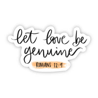 Let Love be Genuine