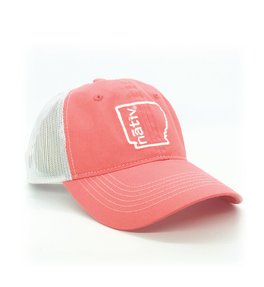 Nativ Arkansas Trucker Hat - salmon