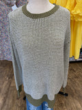 Olive/Ivory Sweater