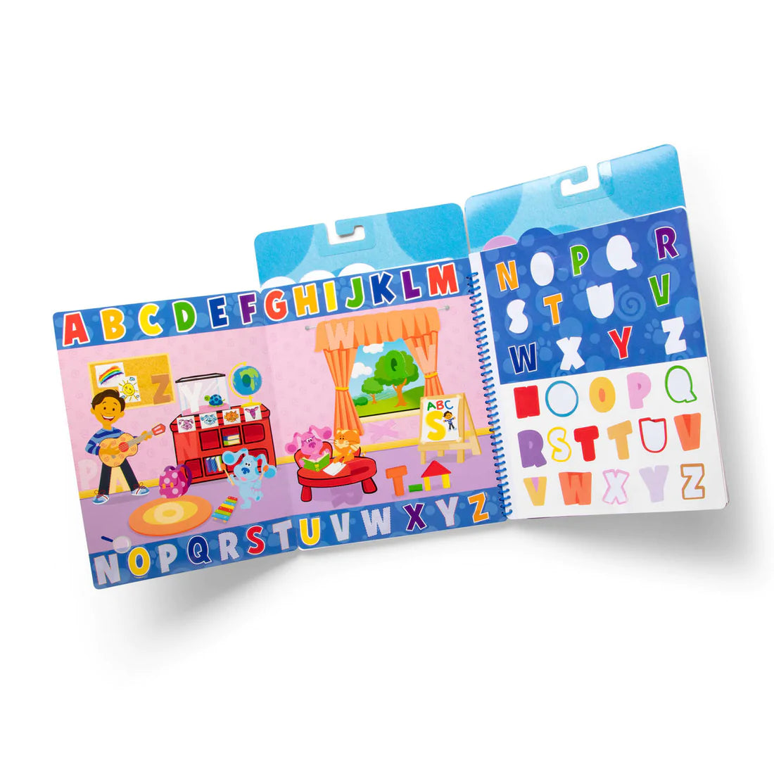 MD Blues Clues Restickable Stickers Letters & Numbers